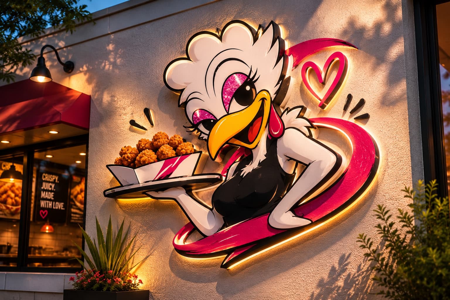 Babes Hot Chicken top menu banner